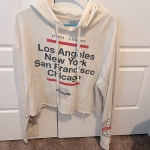 cropped hoodie